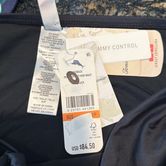 Tommy Bahama Pearl High-Waist Bikini Bottom - Picture 12 of 14